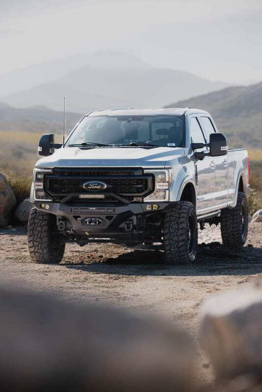 Ford Super Duty F-250 Front Bumper - DV8 Offroad - Spec Series - Black - `17-`22